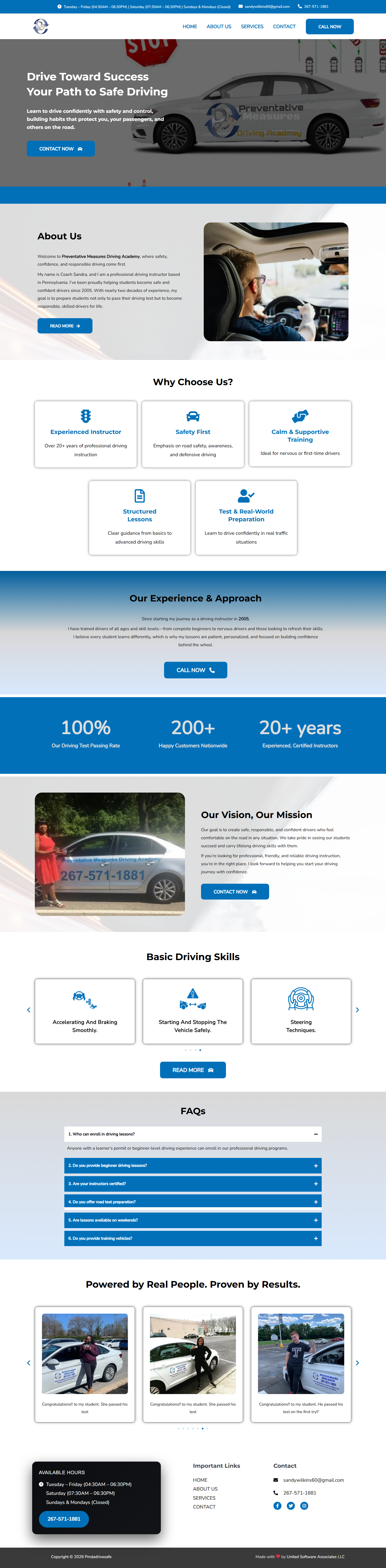 Service business site